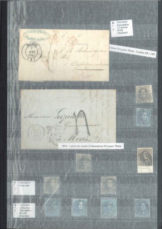Stamp of Belgium » General issues from 1894 onwards 1849-63, Lot de 234 Madaillons and Epaulettes en u