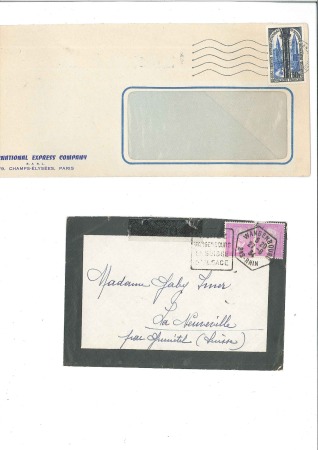 Stamp of France 1875-1980, Bel ensemble de +300 lettres dont obl.