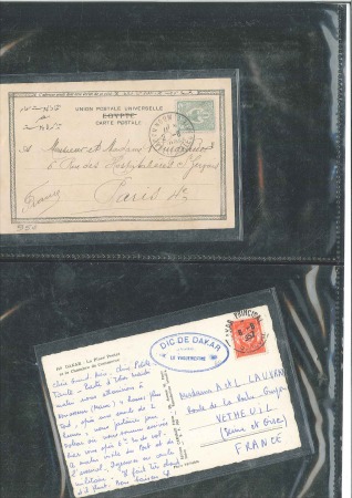 Stamp of Colonies françaises » Colonies Francaise Collections et Lots 1896-1980, Joli lot de lettres avec Premiers vols,