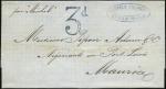 Stamp of Mauritius 1844-74, The Pipon Correspondence: Attractive rang