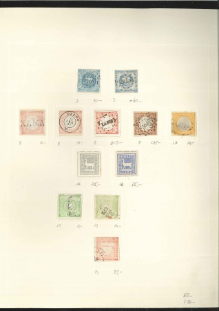 Stamp of Peru 1858-1960, Mint & used collection in Borek album s