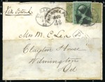 Stamp of United States 1847-1908, Valuable mixed accumulation of some 170