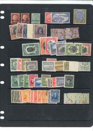Stamp of British Empire General Collections and Lots 1880-1941, British Empire QV to KGVI mainly mint s