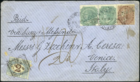 Stamp of India 1856-90, De La Rue Destination Mail Collection: Sp