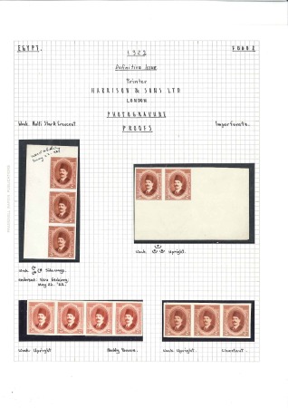 Stamp of Egypt 1923-24 King Fouad 1st Portrait Issue 5m selection