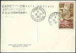 Stamp of Colonies françaises » TAAF 1949-55, Lot avec carte EPF avec PA n1 obl. 22.06.