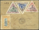 Stamp of Colonies françaises » Djibouti 1896-1910, 12 lettres avec timbres Vues de Djibout