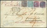 Stamp of India 1863-1903 De La Rue Postal History Collection: Spe