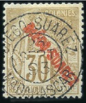 Stamp of Colonies françaises » Diégo-Suarez 1890-93, Superbe collection en neuf et obl. avec n