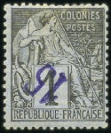 Stamp of Colonies françaises » Diégo-Suarez 1890-93, Superbe collection en neuf et obl. avec n
