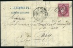 Stamp of France 1871-76, Sélection de 5 lettres avec BORDEAUX dont