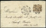 Stamp of France 1850-1940, Petit lot de lettres avec point fort su