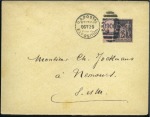 Stamp of France 1850-1940, Petit lot de lettres avec point fort su