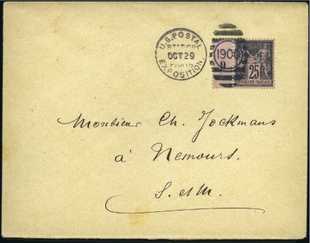 Stamp of France 1850-1940, Petit lot de lettres avec point fort su