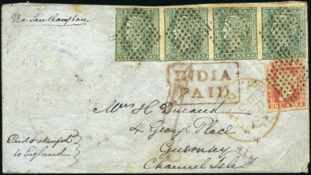 Stamp of India 1854 Lithographed Issue: Attractive & valuable gro