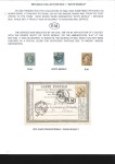 Stamp of France 1867-76, 36 lettres sur pages avec cachets de Boit