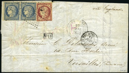 Stamp of France 1854-75, Collection unique sur les cachets AMBULAN