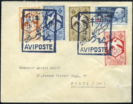 Stamp of Colonies françaises » Colonies Francaise Collections et Lots 1855-1949, 51 lettres des colonies dont cachet dag