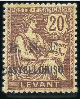 Stamp of Colonies françaises » Colonies Francaise Collections et Lots 1885-1920, Petit ensemble de timbres avec des vale