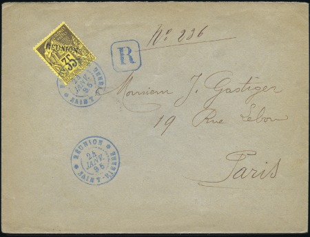 Stamp of Colonies françaises » Colonies Francaise Collections et Lots 1855-1949, 11 lettres des colonies du Pacifique do