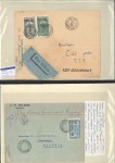 Stamp of Colonies françaises » Colonies Francaise Collections et Lots 1907-40, 9 lettres des colonies transportées par a