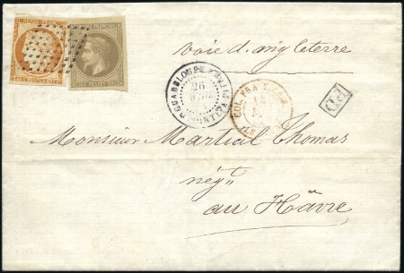 Stamp of Colonies françaises » Colonies Francaise Collections et Lots 1869-1939, Trois lettres de la GUADELOUPE dont sup