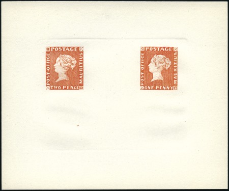 Stamp of Mauritius 1912 Official Reprint of the POST OFFICE 1d & 2d i
