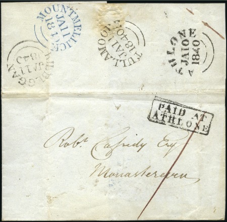 Stamp of Ireland 1840 (Jan 10) First day of Uniform Penny Postage,