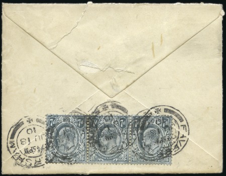 Stamp of Great Britain » King Edward VII 1910 (Jun 18) Envelope to Czechoslovakia franked o