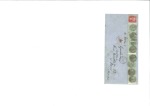 Stamp of Great Britain » 1855-1900 Surface Printed 1863 (Jun 9) Envelope with two complete horizontal