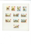 Stamp of Great Britain » Isle of Man 1973 & 1975 Places of Interest imperf. proofs with