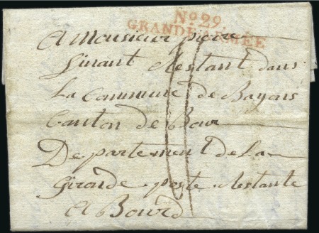 Stamp of Poland » Poland Later Issues 1808 Entire written in French with manuscript 'en