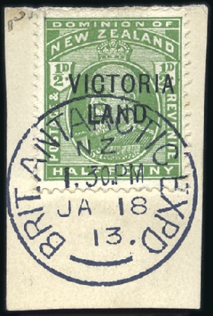 Stamp of New Zealand » Victoria Land 1908-13, Selection incl. 1908 "King Edward VII / L