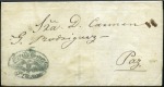 Stamp of Bolivia 1845-1876, Attractive pre-philatelic cover collect