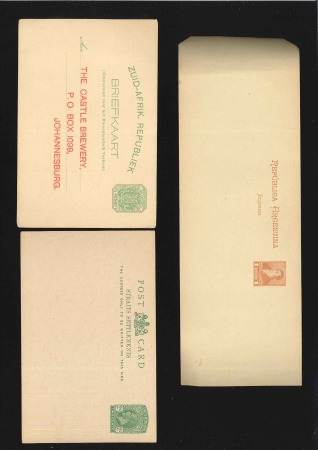 Stamp of Large Lots and Collections 1870-1950ca. POSTAL STATIONERY: Group of 200 mint 