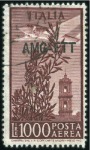Stamp of Italy » Trieste » Italy Trieste Zone A 1952 Airmail "Campidoglio" 1'000L mint never hinge