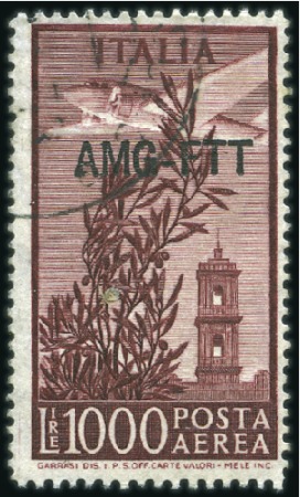 Stamp of Italy » Trieste » Italy Trieste Zone A 1952 Airmail "Campidoglio" 1'000L mint never hinge
