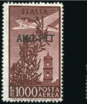Stamp of Italy » Trieste » Italy Trieste Zone A 1952 Airmail "Campidoglio" 1'000L mint never hinge
