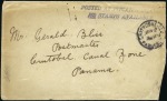 Stamp of Pitcairn Islands 1924 Cover to Canal Zone written by islander A. Yo