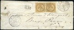 Stamp of Colonies françaises » Réunion 1863-71, Joli lot de 7 lettres de St Denis avec Ai