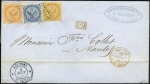Stamp of Colonies françaises » Réunion 1863-71, Joli lot de 7 lettres de St Denis avec Ai