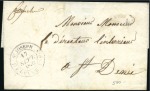 Stamp of Colonies françaises » Réunion 1852-64, Lot de 9 lettres en franchise, souvent ad
