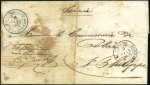 Stamp of Colonies françaises » Réunion 1852-64, Lot de 9 lettres en franchise, souvent ad