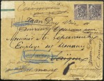 Stamp of Colonies françaises » Réunion 1892-1900, Trois lettres avec Alphée Dubois surcha