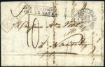 Stamp of Colonies françaises » Réunion 1829-62, Lot de 10 lettres sans timbres choisies p