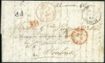 Stamp of Colonies françaises » Réunion 1829-62, Lot de 10 lettres sans timbres choisies p
