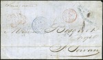 Stamp of Colonies françaises » Réunion 1829-86, Lot de 50 lettres intéressantes pour leur