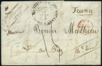 Stamp of Colonies françaises » Réunion 1829-86, Lot de 50 lettres intéressantes pour leur