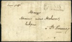 Stamp of Colonies françaises » Réunion 1829-86, Lot de 50 lettres intéressantes pour leur