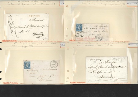 Stamp of France 1792-1876, SAVOIE & HAUTE-SAVOIE Plusieurs centain
